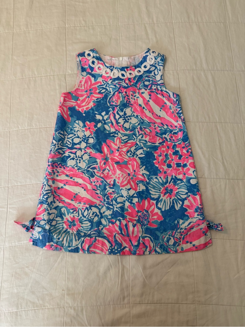 Lilly Pulitzer Little Lilly Classic Shift in Blue Pop Pop